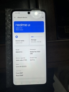 โทรศัพท์<span class=keywords><strong>มือ</strong></span>ถือมือ<span class=keywords><strong>สอง</strong></span>สำหรับ <span class=keywords><strong>realme</strong></span> C65 4G แอนดรอยด์50MP 6.67นิ้วแบตเตอรี่5000mAh NFC 8G + 256GB - Product Image 6