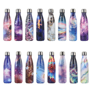 2023 modelo más nuevo pintura de goma 500ml botellas de agua térmicas aisladas de larga duración de acero inoxidable - Product Image 2
