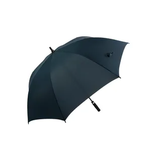 Parapluie de golf extra large personnalisé en usine, promotion, personnalité, coupe-vent, imperméable, parapluie ouvert automatique avec logo