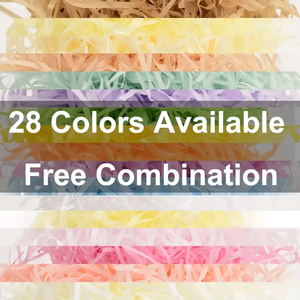 Rafya doldurma rendelenmiş kağıt şerit dekoratif hediye kutusu Diy papirüs dekorasyon malzemesi ambalaj hediyeler - Product Image 4