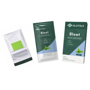 Tiras de Película Fina Oral Vegana de Marca Privada para Adultos, Soporte Digestivo para la Hinchazón, Desintoxicación Hepática, Fórmula Avanzada para el Control de Energía - Product Image 5