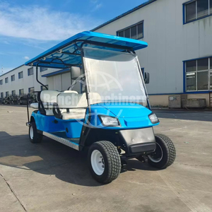 Precio de fábrica 4 + 2 6 plazas de lujo eléctrico Golf coche batería de litio asientos multicolores inteligente de gama alta carros de Golf - Product Image 1