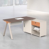 Mobilier contemporain pour petit bureau à domicile Poste de travail partagé avec table fonctionnelle pour bureau à domicile