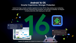 โทรศัพท์มือถือ Ulefone 4G รุ่นทนทาน รองรับ Esim ระบบ Android 16 พร้อมเลเซอร์วัดระยะ แบตเตอรี่ 11000mAh หน่วยความจำ 12+256GB ชิปเซ็ต G200 กล้องมองกลางคืน สมาร์ทโฟน Ulefone Armor 35 Pro - Product Image 5