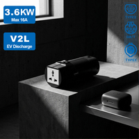 Adaptateur Schuko V2L allemand pour véhicules VW ID4 ID6 MG Kia Hyundai Ioniq 5 Type 2, chargeur de véhicule pour le camping et l'alimentation en énergie sur route