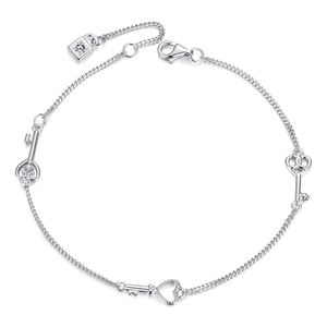 Pulsera <span class=keywords><strong>de</strong></span> Cadena <span class=keywords><strong>de</strong></span> Eslabones <span class=keywords><strong>de</strong></span> <span class=keywords><strong>Plata</strong></span> <span class=keywords><strong>de</strong></span> Ley 925, Ajustable, con Estrella Grabada, Pulsera DIY para Mujer, Decoración Minimalista para la Muñeca - Product Image 4