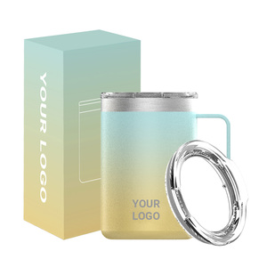 Haers 400ml/590ml tazza da caffè da viaggio con isolamento sottovuoto a doppia parete Tumbler tazza in acciaio inossidabile - Product Image 2