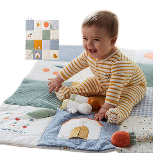 Jersey de algodón orgánico Sábana de <span class=keywords><strong>cuna</strong></span> ajustada súper suave Funda de cama de bebé de estilo liso - Product Image 6