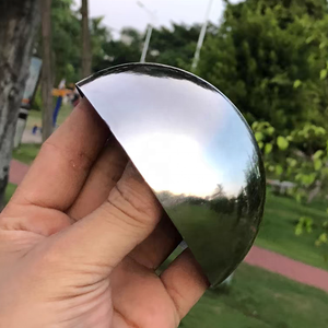 Esfera de Metal de media cúpula hueca de acero inoxidable pulido de 40mm 50mm 60mm 80mm - Product Image 3