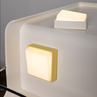 Lampe de table LED rechargeable par USB 5V, veilleuse, commande tactile, ABS, protection des yeux, magnétique, minuterie, chambre à coucher, chevet
