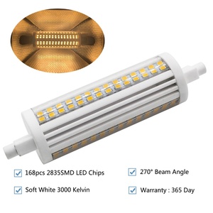 Ampoule <span class=keywords><strong>LED</strong></span> <span class=keywords><strong>R7S</strong></span> en céramique à intensité variable, 118 mm, 78 mm, 15 W, 20 W, remplace les ampoules au halide métallique, gradation J78 J118, asymétrique 300 degrés - Product Image 2