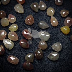 เพชรทรงลูกแพร์แบบเรียบง่าย ธรรมชาติ น้ำแข็งใส น้ำหนัก 0.7 ถึง 2 กะรัต สีน้ำตาล ได้รับการรับรองจาก IGI คุณภาพการเจียระไนยอดเยี่ยม - Product Image 3
