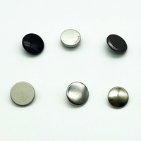 Usine de gros personnalisé fer alliage de zinc Jean veste bouton moderne diamant métal boutons-pression bouton Logo Design vêtement