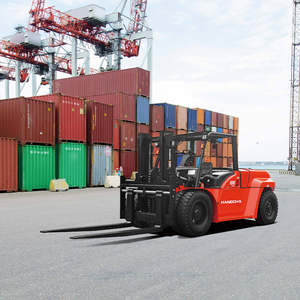 Chariot élévateur diesel HANGCHA 5/6/7/8,5/10 tonnes - <span class=keywords><strong>Machine</strong></span> de travail pour conteneurs avec certification CE ISO et moteur <span class=keywords><strong>Bosch</strong></span>-Yuchai - Product Image 1