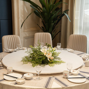 Artificial Phalaenopsis Orchid Centerpiece Silk <b>Flower</b> <b>Table</b> <b>Decor</b> <b>For</b> Dining Room Or Event <b>Table</b> - Product Image 2