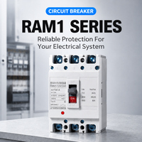 Disjoncteur à boîtier moulé RMM1-630L 3P 3300 MCCB 500A 630A AC380V, interrupteur à air, protection contre les surcharges et les courts-circuits