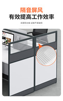 Meubles de bureau modulaires blancs modernes, poste de travail, bureau pour 2, 4, 6, 8 personnes, table de travail pour le personnel