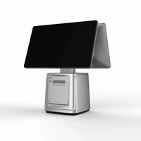 XBY-H02 Google Play Android/Windows/Linux 15.6+15.6/11.6\" Écran tactile POS Tout-en-un Écran client rotatif