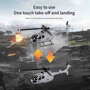 Mô hình trực thăng điều khiển từ xa chuyên nghiệp COOLBANK C186 2.4GHz <span class=keywords><strong>4</strong></span> kênh, cánh quạt đơn, không cần cánh phụ, điện, nhựa, ngoài trời - Product Image 5