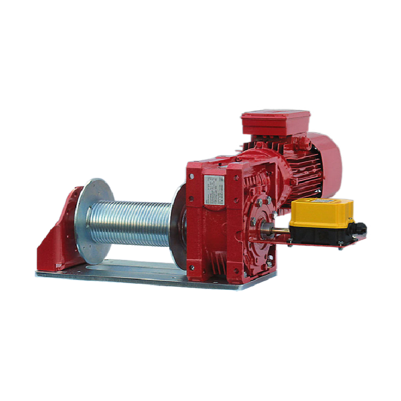 Stage Precise Pulling Electric Worm Drive Wire Rope Winch with Groved Drum   Servo Motor Portable Capstan Winch 200m 220V 380V