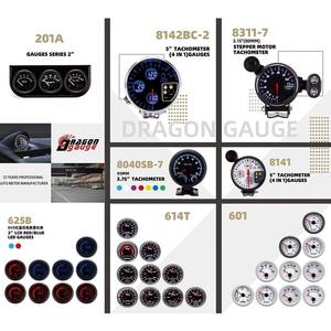 QSF เครื่องวัดรอบลายมังกร52มม., เครื่องวัดความเร็วรอบจักรยาน LED ดิจิทัลพร้อมพอดเกจวัดอัตโนมัติ0-8000รอบต่อนาทีมาตรวัดคาร์บอน6050รอยสัก - Product Image 6