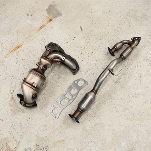 Performance Exhaust Manifold Header for Nissan Pathfinder R52 3.5L V6 VQ35DE T304 Stainless Steel Direct Fit downpipe - Product Image 5