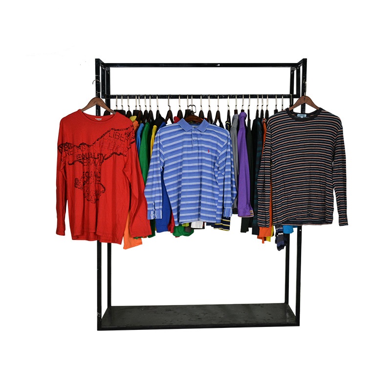 Cheap Price Wholesale Used Summer Men Clothes Long Short Sleeve Shirt Second Hand Clothing