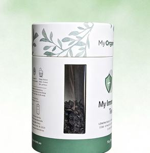 Custom Food Grade Paper Tube for Matcha Powder, Eco-Friendly Cardboard <b>Canister</b> for Green <b>Tea</b> Powder & Coffee Bean Packaging - Product Image 1