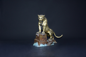 Sculpture de chaudron en bronze peint, artisanat personnalisé, style <span class=keywords><strong>royal</strong></span>, style chinois, taille réelle - Product Image 5