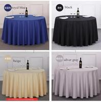 Nappe de table ronde en polyester de luxe personnalisée, damassée, pour mariage, maison, hôtel, événements, fête