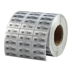 Nhãn In Chuyển Nhiệt Màu Bạc Kết Thúc Mờ Bằng <span class=keywords><strong>Polyester</strong></span> Kim Loại Mạnh Mẽ OEM - Product Image 1