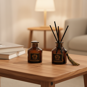 Long Lasting Lavender Scent <strong>Reed</strong> <strong>Diffuser</strong> Air Freshener <strong>for</strong> Hotel &amp; Home Use BPA Free Alcohol Free Glass Oil <strong>Diffuser</strong> - Product Image 1