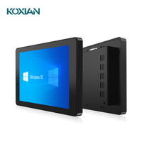 PC industriel à écran tactile de 21,5 pouces avec support VESA 100*100 mm, moniteur tactile industriel noir, ordinateur industriel en stock