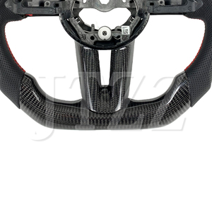 2011 -<span class=keywords><strong>2019</strong></span> para Mazda CX3CX4CX5 volante de coche de fibra de carbono deportes Interior automotriz - Product Image 5