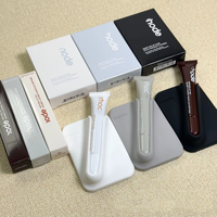 Étui de téléphone portable en silicone magnétique avec support pour rouge à lèvres et gloss pour Rhode