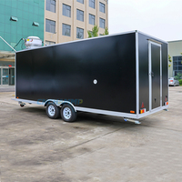 Camion de restauration et remorque personnalisés en acier inoxydable Chammp avec équipement pour glaces et hot-dogs, cuisine de restaurant complète