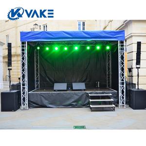 Fábrica personalizada ajustable alta aleación de aluminio luces de escenario Sur aluminio etapa cruzada portátil cuadrado hecho madera contrachapada - Product Image 4