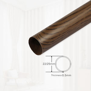 Tringle à rideaux moderne en métal KYOK avec finition mate et anti-traces de doigts pour une utilisation intensive au bureau, en cuisine et dans le salon - Product Image 6