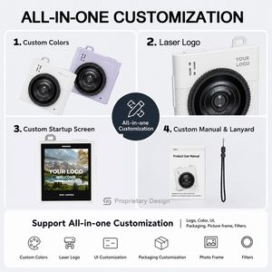Nouvel appareil photo numérique 2.5K 64MP 2026 avec écran carré IPS 1.4 pouces, zoom 16X et enregistreur vidéo multilingue pour débutants en vlogging YouTube - Product Image 6