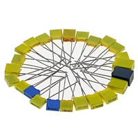 Kit de condensateurs de correction 240 pièces 63V-100V 102J-105J, emballage en boîte plastique, coefficient de température 10%