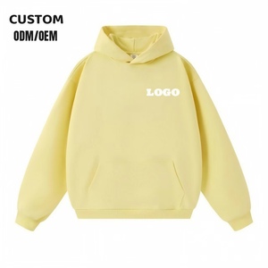 เสื้อฮู้ดดี้โอเวอร์ไซส์สั่งทำพิเศษ ผ้าเฟรนช์เทอร์รี่ 450gsm ขัดผิวเบา ทรงไหล่ตก เสื้อฮู้ดแบบสวม Unisex สำหรับฤดูหนาว ขายส่ง - Product Image 2