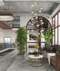 Carrelage en terrazzo avec des éclats de pierre naturelle <span class=keywords><strong>gris</strong></span> et blanc, idéal pour le sol de cuisine moderne et les murs de salle de bain - Product Image 6