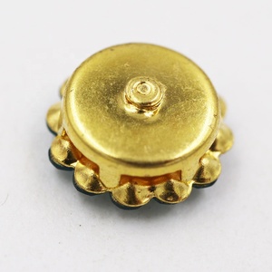คริสตัลรูปดอกทานตะวันแบบขายส่งสำหรับตกแต่งรองเท้า - Product Image 4