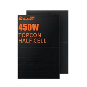 Bluesun pv modules portable 400 watt 425 watt 430 watt 450 watt solar panels system for home