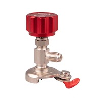 Pour voiture climatisation réfrigérant ouvert 1PC SAE Auto AC peut robinet ouvre-bouteille R134a M14 / 1/4 "interrupteur étanche
