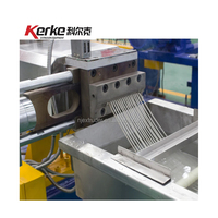 PLC Nanjing Chine extrudeuse et granulateur de machine à granulés de fibre de verre en nylon à double vis en plastique