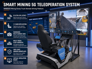 Estación de Control Remoto 5G NM8000 para Teleoperación de Excavadoras y Camiones de Transporte en Tiempo Real - Product Image 4