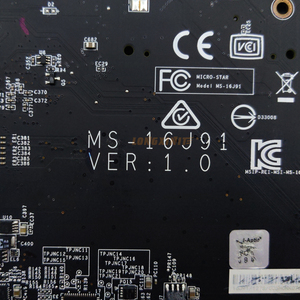 Placa base para ordenador portátil, procesador central MS-16J91 GL62M GE62VR GP62VR GL62 I5-7300HQ I7-7700HQ GTX1050-4GB/2G. Placa base MS-16J91 - Product Image 2