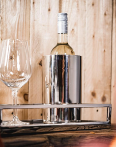Stainless Steel Ice Bucket Brushed Matt Finish Insulated Cooling Barrel Bar <b>Kitchen</b> Catering <b>Equipment</b> - Product Image 3