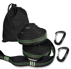 Sangles de <span class=keywords><strong>hamac</strong></span> en polyester E-MYWAY <span class=keywords><strong>pour</strong></span> 1 personne, <span class=keywords><strong>pour</strong></span> arbres - 20 <span class=keywords><strong>pieds</strong></span> de long, 40 boucles combinées, résistent à 1000 livres - Product Image 5